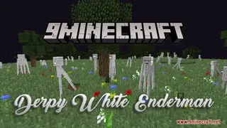 Derpy White Enderman Resource Pack (1.21.1, 1.20.1) – Texture Pack