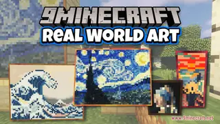 Real World Art Resource Pack (1.21.1, 1.20.1) – Texture Pack