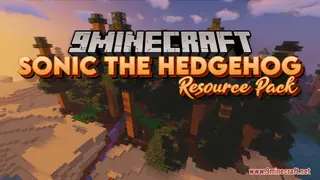 Sonic The Hedgehog Resource Pack (1.21.1, 1.20.1) – Texture Pack