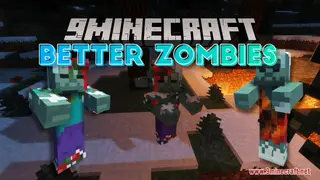Spryzeen's Better Zombies Resource Pack (1.21.1, 1.20.1) – Texture Pack