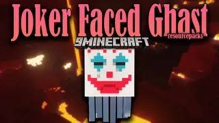Joker Faced Ghast Resource Pack (1.21.1, 1.20.1) – Texture Pack