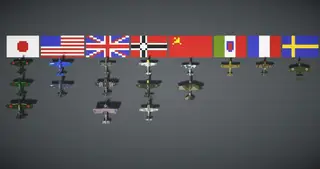 WWII Aircrafts Resource Pack 1.12.2, 1.11.2 – Texture Pack