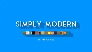 Simply Modern Resource Pack 1.11.2, 1.10.2