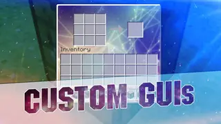 Custom GUIs Resource Pack – Transparent / Abstract Inventory for