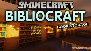 BiblioCraft 9minecraft Mod (26.2) – Display Your Best Loot on Custom Shelves