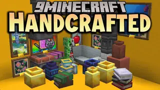 Handcrafted 9minecraft Mod (26.2) – Furnish Your Empty Base with Working Furniture