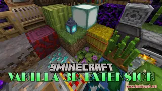 Vanilla 3D Extension Resource Pack (26.2, 1.21.11) – Classic Vanilla Style