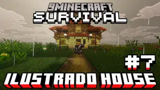 Survival Ilustrado House 7 Map (26.x, 1.21) – Start a New Life in a Cozy Village Home