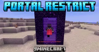 Portal Restrict Mod (1.20.1) – Lock Dimension Portals Behind Custom Items