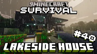 Survival Lakeside House 40 Map (26.x, 1.21) – Survive the Night in a Modern Lakeside Home