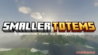 Smaller Totems Resource Pack (1.21.11, 1.21.1) – Tiny Totems for Unobstructed