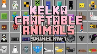 Kelka Craftable Animals Mod (1.21.4, 1.20.1) – Build Farms Faster With Craftable Eggs
