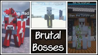 Brutal Bosses Mod (1.21.1, 1.20.1) – New Adversaries for Players to Battle
