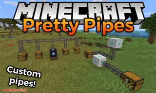 Pretty Pipes Mod (1.21.1, 1.20.1) – All-inclusive Item Transport