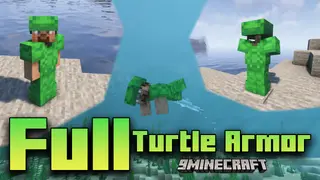 Full Turtle Armor Mod (1.21.5, 1.20.1) – New Armor with Underwater Benefits