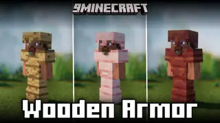 Wooden Armor (+ Stone Armor) Mod (1.21.1, 1.20.1) – Adds Wooden & Stone Armor Sets