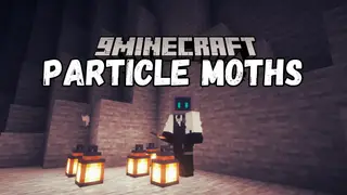 Particle Moths Mod (1.21.5, 1.20.1) – Moths Spawn Around Players in Caves