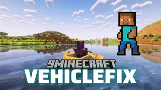 VehicleFix Mod (1.21.4, 1.20.1) – Corrects the Collision Detection For Rideable Entities