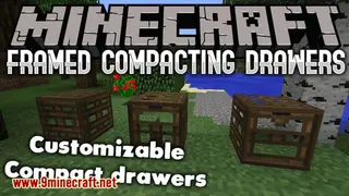 Framed Compacting Drawers Mod (1.20.2, 1.20.1) – Customizable Compact Drawers