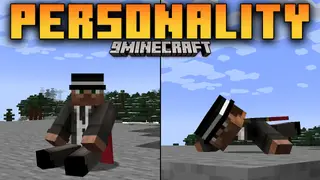 Personality Mod (1.21.1, 1.20.1) – Sitting, Crawling and Various Gamefeel