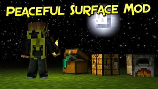 Peaceful Surface Mod (1.21.5, 1.20.1) – Monster Only Spawn in Completely Darkness