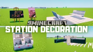Station Decoration Mod (1.20.4, 1.19.2) – Passenger Information Display Systems