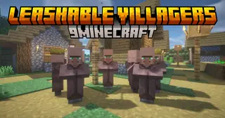Leashable Villagers Mod (26.2, 1.20.1) – Leash Your Villagers