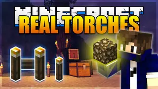 Realistic Torches Mod (1.21.1, 1.20.1) – Don't Get Left in the Dark