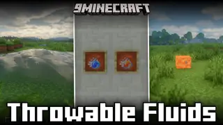 Throwable Fluids Mod (1.21.1, 1.20.1) – Throwable Water & Lava