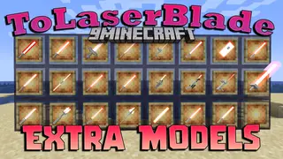 ToLaserBlade Extra Models Mod (1.21.4, 1.20.1) – More Laser Blade Shapes
