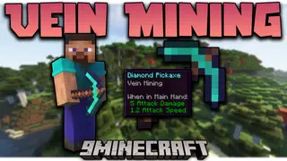 Vein Mining Mod (1.21.1, 1.20.1) – Mine 1 Ore Block and Get All Adjacent Ores
