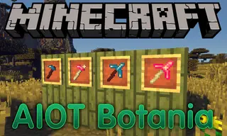 AIOT Botania Mod (1.20.1, 1.19.2) – All In One Tool for Botania