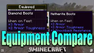 Equipment Compare Mod (1.21.4, 1.20.1) – Displaying Side-by-side Descriptions