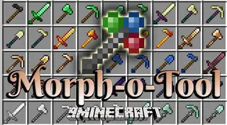Morph-o-Tool Mod (1.21.1, 1.20.1) – Always Have the Right Tool