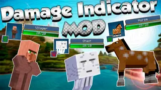 Damage Indicators Mod (1.20.4, 1.20.1) – Health Bars for Mobs