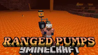 Ranged Pumps Mod (1.21.1, 1.20.1) – Power Your Base with Lava