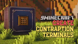 Create Contraption Terminals Mod (1.21.1, 1.20.1) – Simplifies Item Management