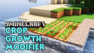 Crop Growth Modifier Mod (1.20.1) – Enables Global Adjustment of Natural Crop