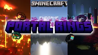 Endgame Portal Rings Mod (1.20.1) – Teleport Instantly
