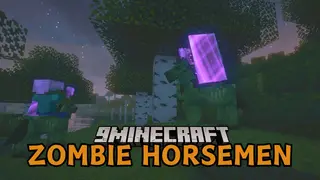 Zombie Horsemen Mod (1.21.5, 1.20.1) – Fully-equipped Opponent