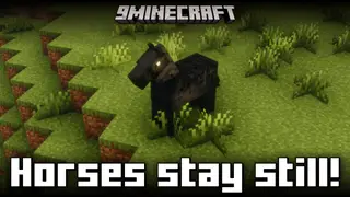 Horses Stay Still! Mod (1.21.4, 1.21.1) – Horses No Longer Wander Away
