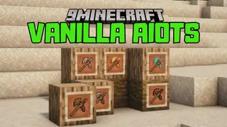 Vanilla AIOTs Mod (1.21.1, 1.20.1) – Combines Axe, Pickaxe, Hoe, Shovel, and Sword