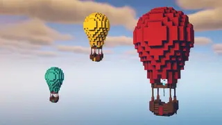 Simple Hot Air Balloons Mod (1.20.4, 1.20.1) – Let's Fly Travel