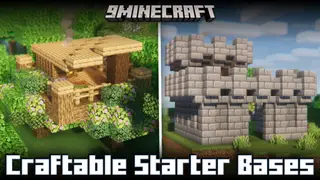 Craftable Starter Bases Mod (1.21.4, 1.20.1) – Craft & Place Builds