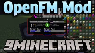 OpenFM Mod (1.12.2, 1.7.10) – Radio Streaming for Minecraft
