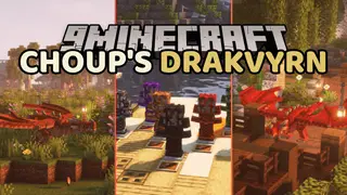 Choup's Drakvyrn Mod (1.21.4, 1.20.1) – Eight Unique Drakvyrn Colors