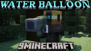 Water Balloon Mod (1.20.6, 1.20.1) – Real Water Bazooka and Slingshot