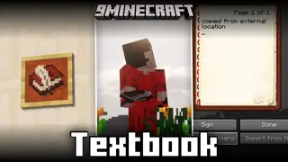 Textbook Mod (1.21.1, 1.20.1) – Important External Text Into Minecraft Books