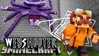 WebShooter Mod (1.12.2, 1.7.10) – Spiders Slow You Down With Webs