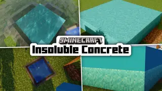 Insoluble Concrete Mod (1.21.8, 1.20.4) – Prevents Auto-Hardening